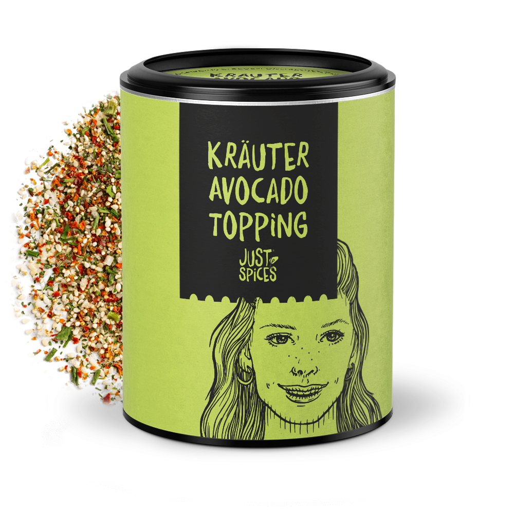 Kräuter Avocado Topping
