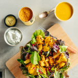 Just Spices - Kurkumashot Mix -  Salat Bowl mit Kurkuma 