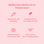 Just Spices - Mediterraner Gemüse Allrounder -  Gemüse Allrounder