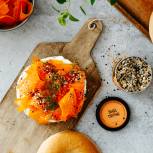 Just Spices - Bagel Topping -  Veganer Räucherlachs Bagel 