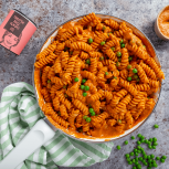 Just Spices - Tomatensoße Gewürz -  Tomaten Pasta mit Erbsen, just spices tomatensoße gewürz