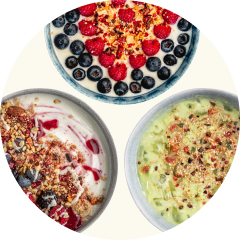 Süßes Bowl Topping