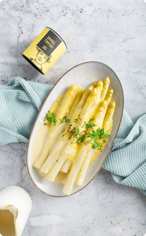 Spargel Topping