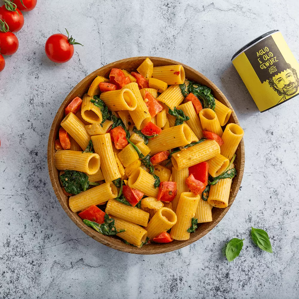 Just Spices - Veganes Gewürzset -  - Vegane Pasta Aglio e Olio