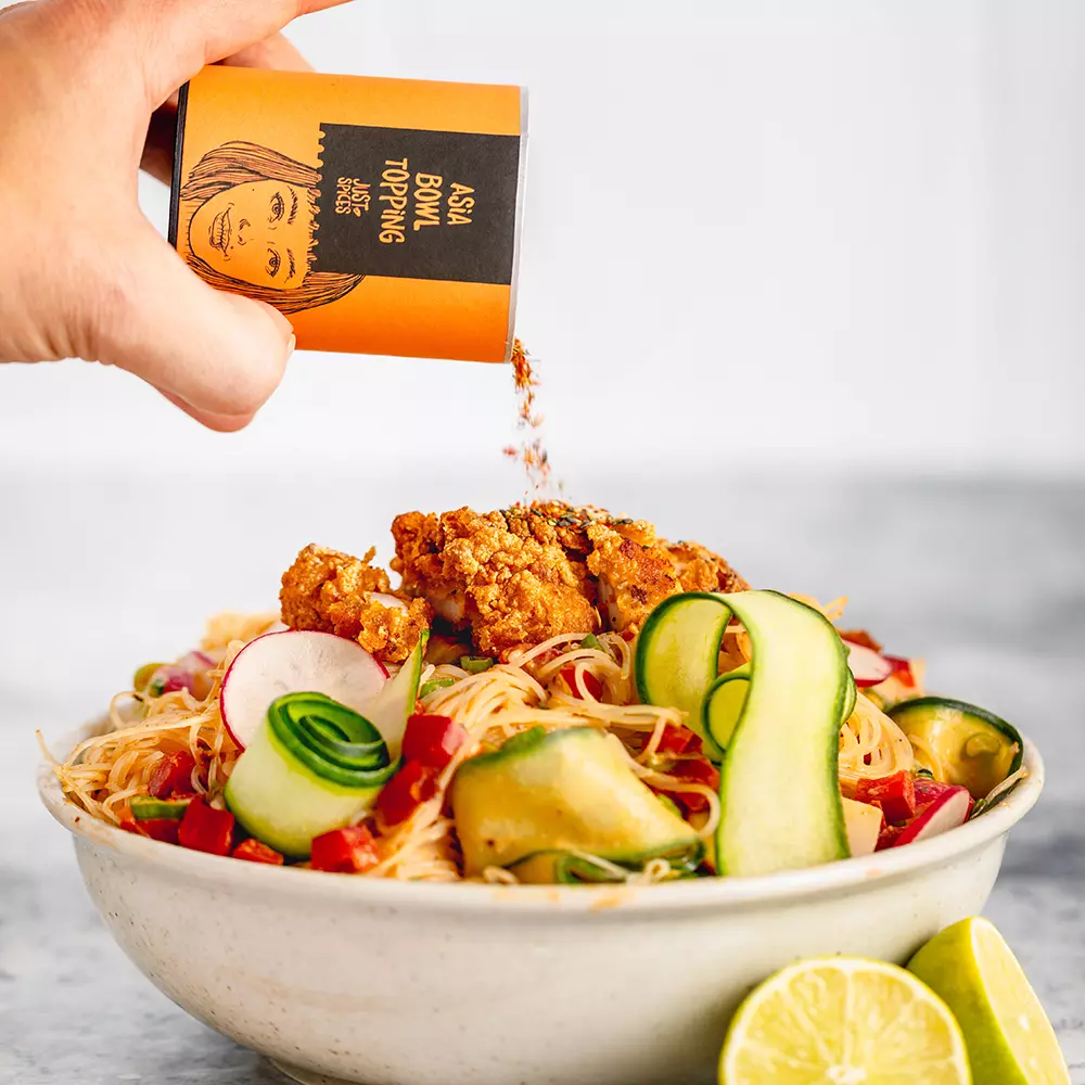 Just Spices - Asia Bowl Topping -  - Glasnudel Salat