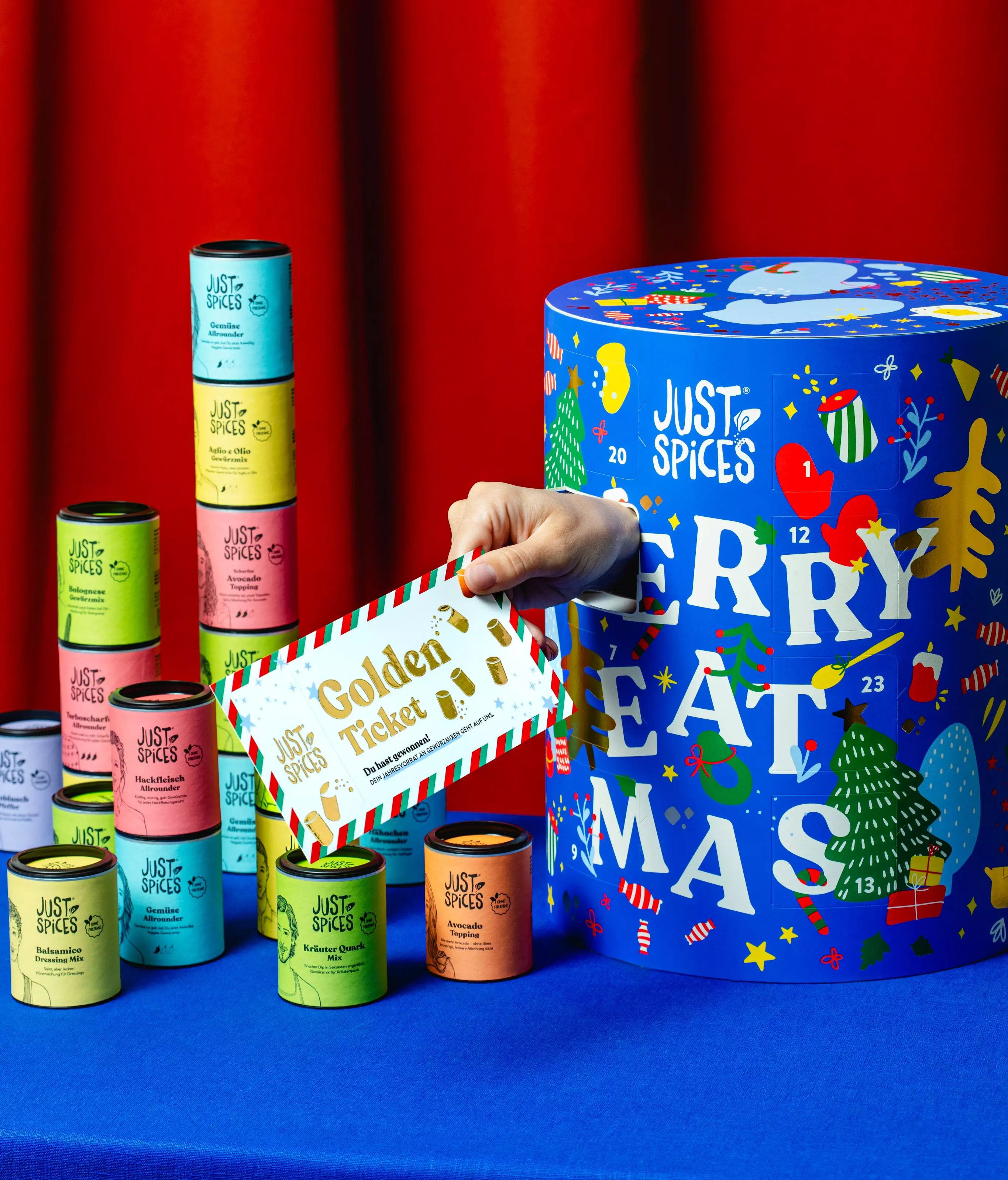 Just Spices - Grosser Gewürz Adventskalender -Personalisierbar