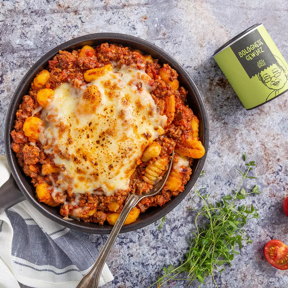 Just Spices - Italienisches Bestseller Set -  - Überbackene Bolognese Gnocchi