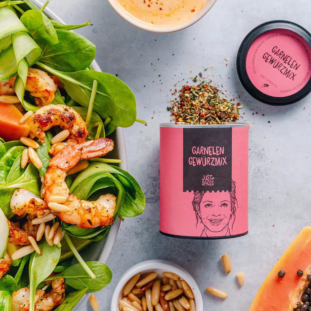 Just Spices - Garnelen Gewürzmix -  - Garnelen Salat