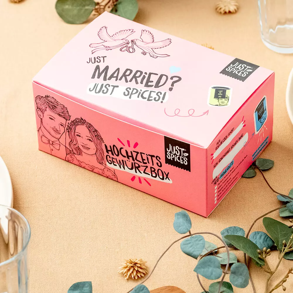Just Spices - Hochzeits Gewürzbox (6er)