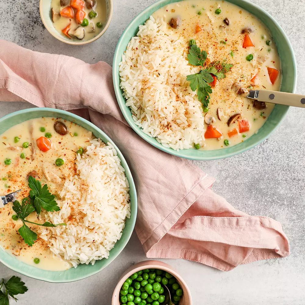 Just Spices - Tandoori Masala -  - Hühnerfrikasee mit Reis