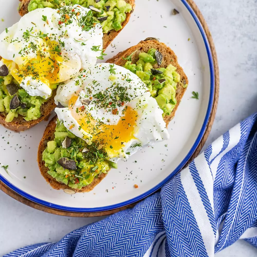 Just Spices - Kräuter Stullen Spice -  Brot mit Avocado und Spiegelei 