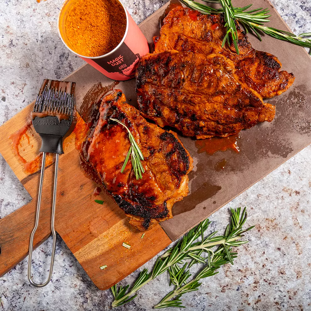 Just Spices - Magic Dust -  - Gegrillter Schweinenacken, magic dust
