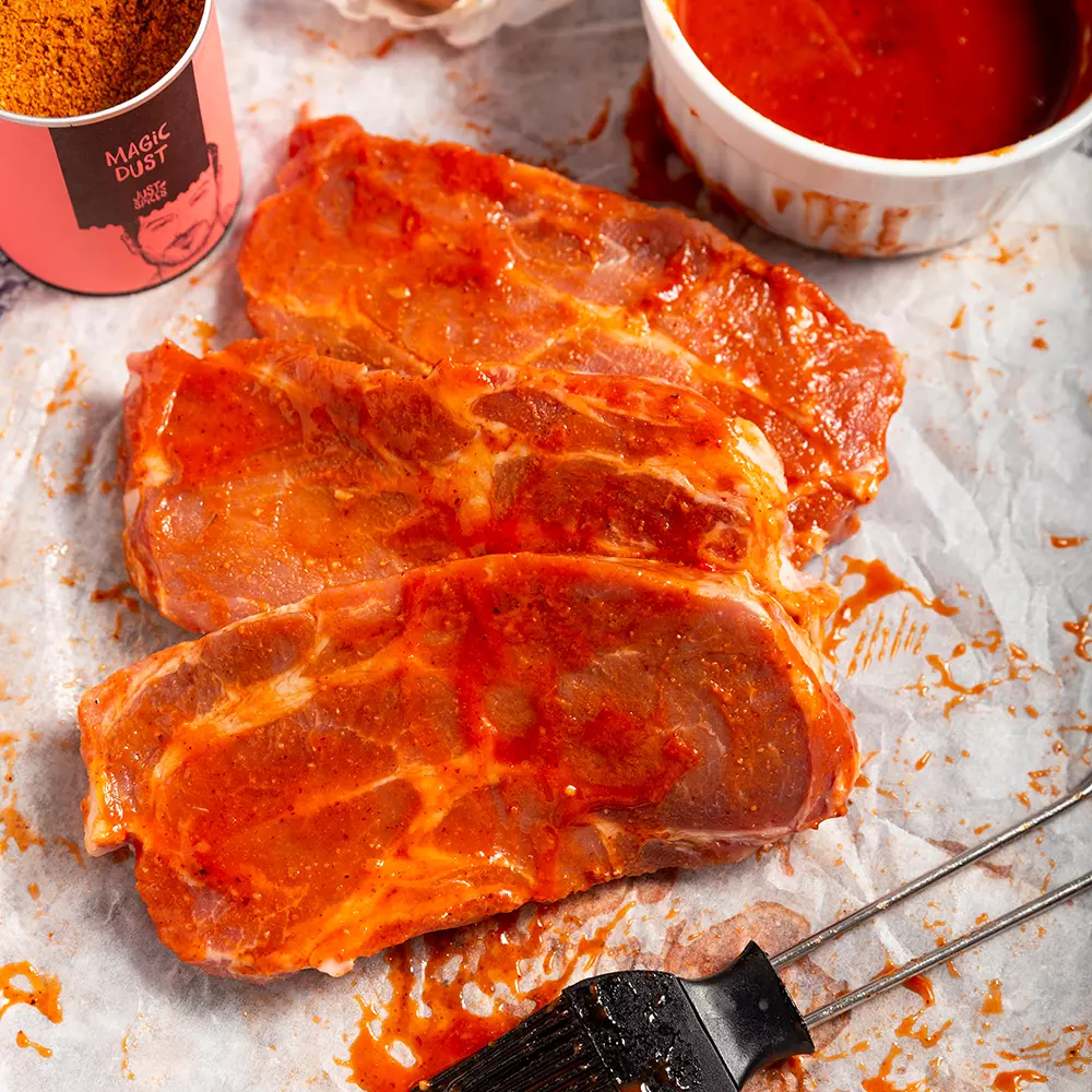Just Spices - Magic Dust -  - Marinade für Schweinenacken, magic dust gewürz

