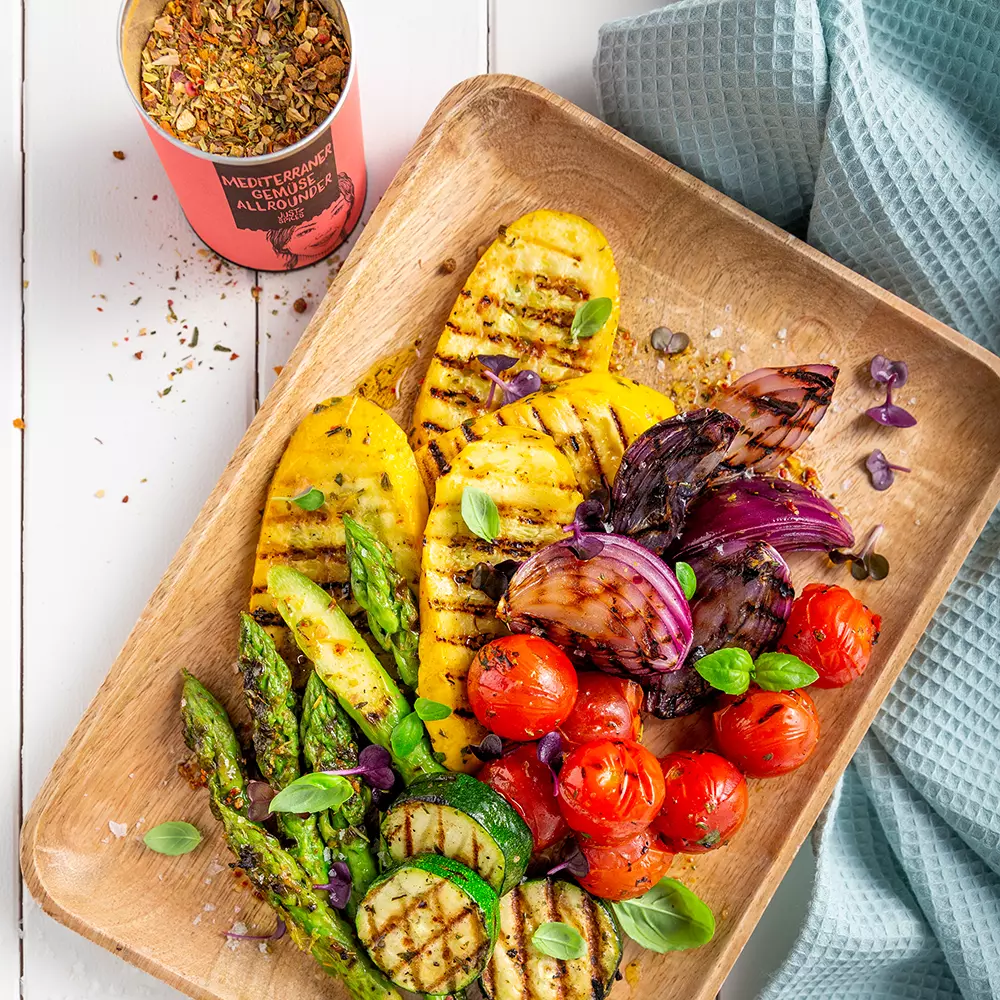 Just Spices - Mediterraner Gemüse Allrounder -  Ofengemüse, Mediterraner Gemüse Allrounder