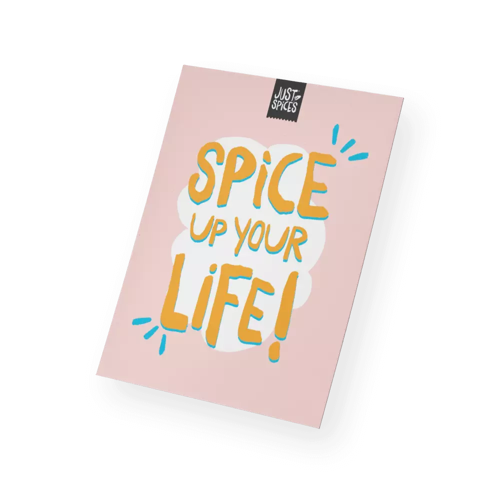 Just Spices - Postkarte - Spice Up Your Life