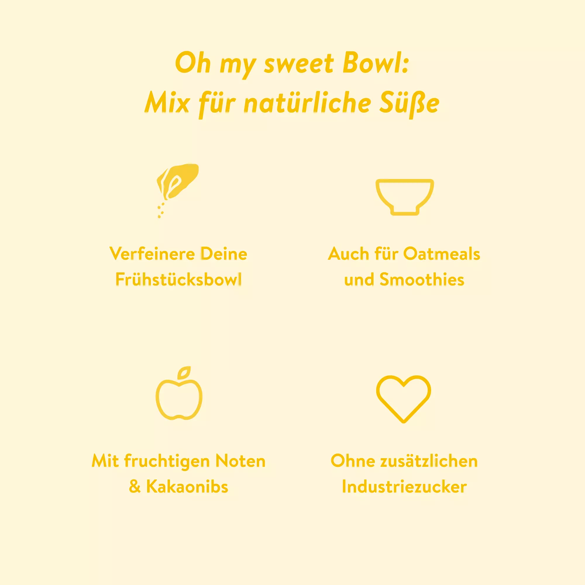 Just Spices - Süßes Bowl Topping