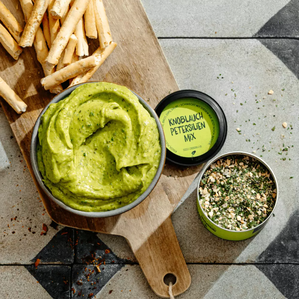 Just Spices - Knoblauch Petersilien Mix -  Avocado Dip, Knoblauch Gewürz 