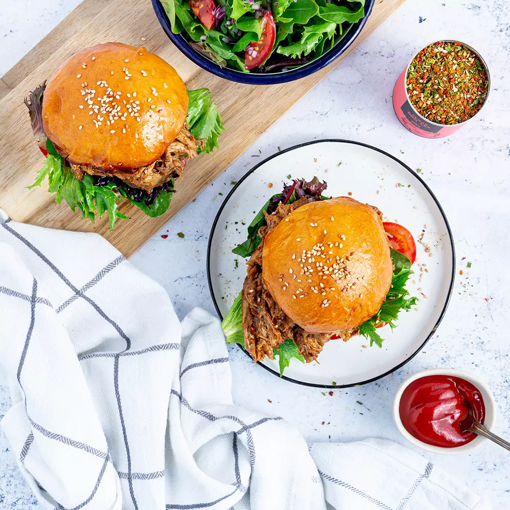 Just Spices - Texas BBQ Mix -  texas bbq gewürz, Pulled Pork Burger 