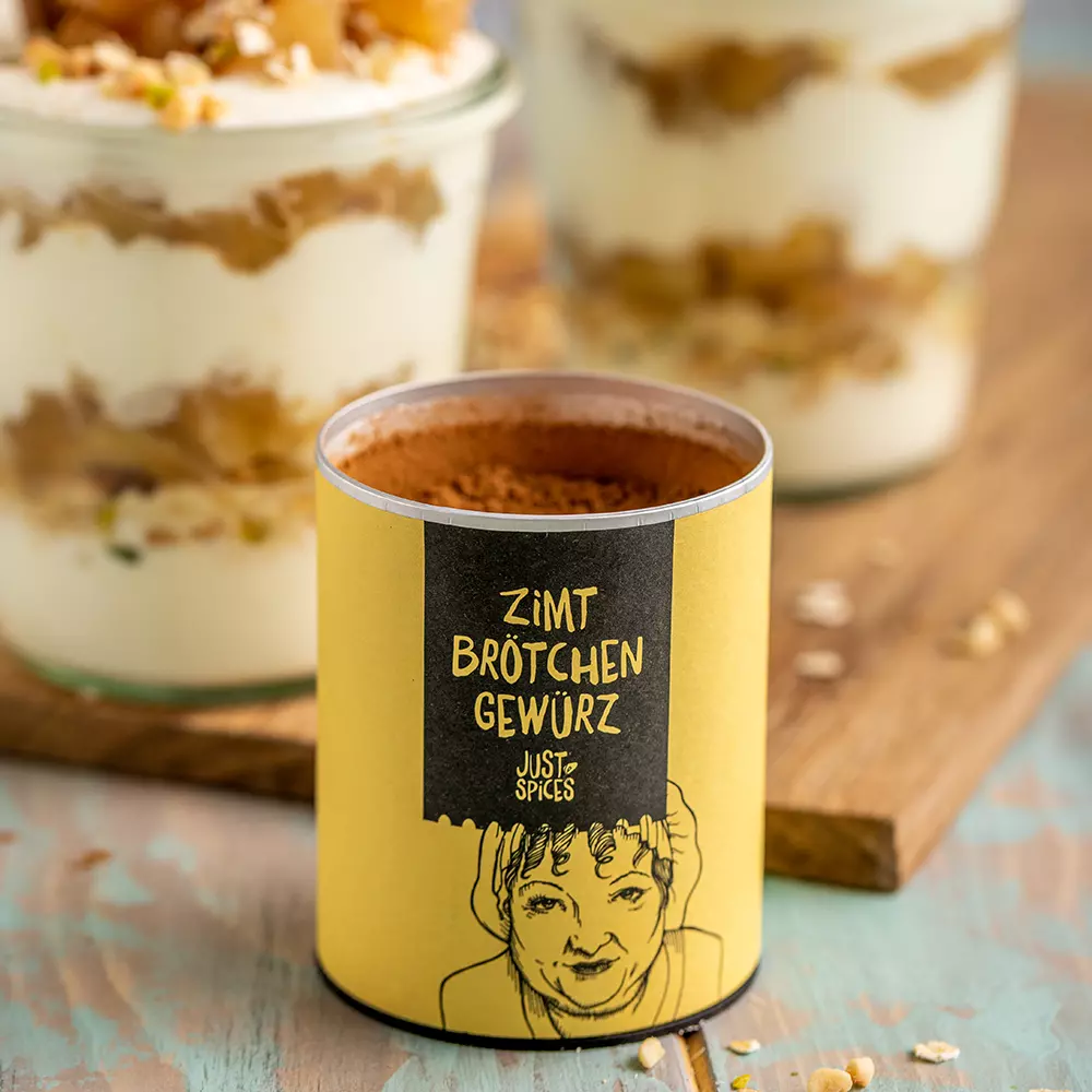 Just Spices - Zimtbrötchen Gewürz -  - Apfel Zimt Joghurt