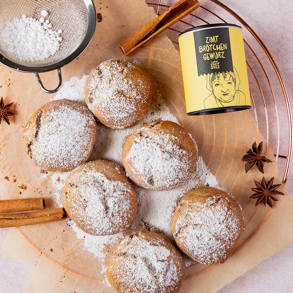 Just Spices - Süßes Gewürzset ohne Zusatz von Zucker* -  - Zimtbrötchen